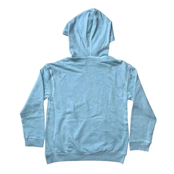 Cat & Jack Boys Light Teal Hoodie 100% Cotton Pullover Kangaroo Pocket Medium - Picture 2 of 6